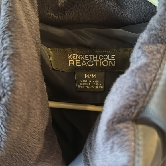 NWT Kenneth Cole Navy Blue Longer Puff Coat - Picture 5 of 8